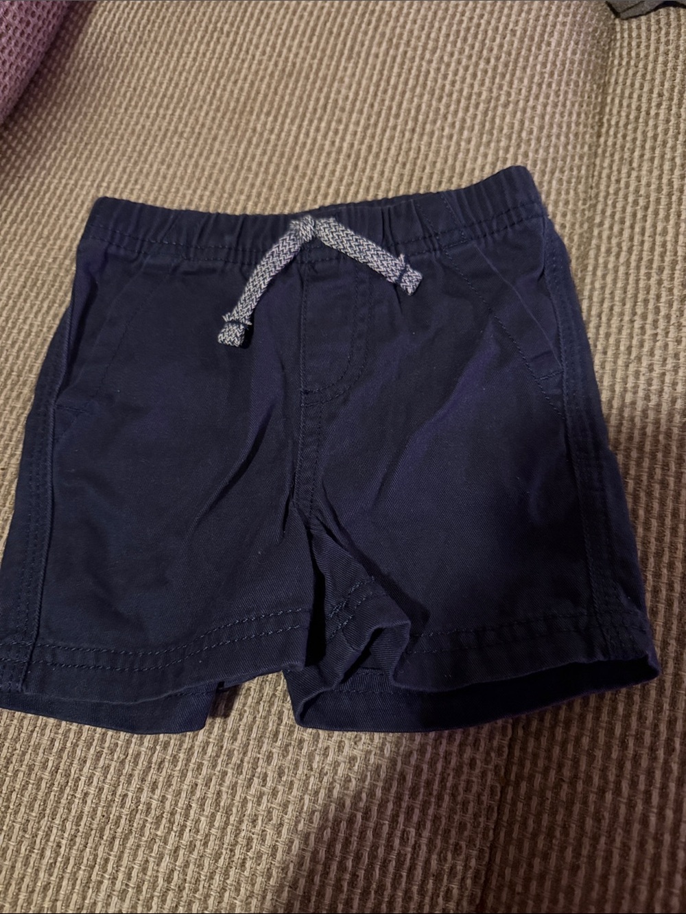 jumping beans Navy Blue Toddler Shorts with Drawstring